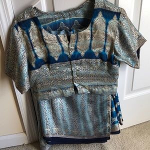 Indian pakistani wedding party wear sari saree